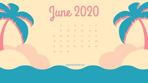 Bringing the summer into June with this colorful Pastel Calendar! june wallpaper