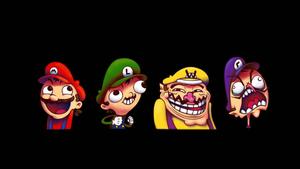 Bros before hoes - Mario, Luigi, Wario and Waluigi meme wallpaper