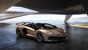 Brown Lamborghini Aventador SVJ lamborghini wallpaper