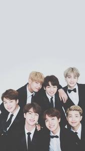 BTS in Black Suits, Making an Impression  Wallpaper