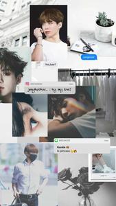 BTS JK Creative Collage Design bts jk wallpaper