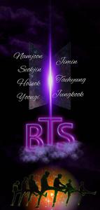 BTS Logo Fan Art bts logo wallpaper