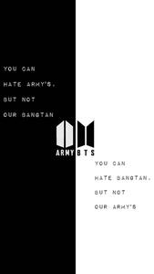 BTS Logo In Black And White bts logo wallpaper