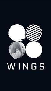 BTS Logo Wings bts logo wallpaper