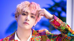 BTS V In Colorful Suit bts v wallpaper