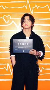 BTS V Mugshot Portrait bts v wallpaper