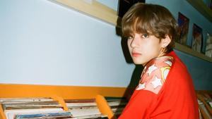 BTS V Red Jacket bts v wallpaper
