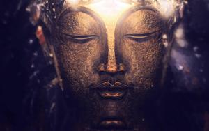 Buddha Statue in the Golden Glow buddha wallpaper