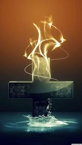 Burning Cross Christian Iphone christian iphone wallpaper