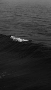 Calm Sea Waves iPhone Dark iphone dark wallpaper