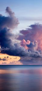 Calming iPhone Purple Clouds calming iphone wallpaper