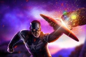 Captain America - A Hero of Avengers Endgame avengers endgame wallpaper