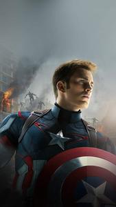 Captain America Ready for Battle Against Ultron captain america wallpaper