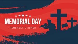  Caption: A tribute to heroes - Memorial Day backdrop  Wallpaper