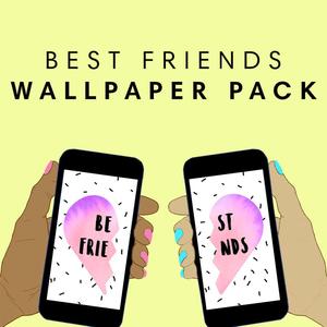 Best Friends Forever - Perfect Matching Wallpaper cute matching best friend wallpaper