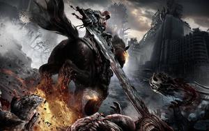  Caption: "Darksiders Warmastered Edition - Intense Battlefield"  Wallpaper