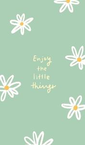 Floral Extravaganza on iPhone Screen iphone aesthetic wallpaper