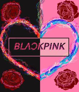 Glamorous Blackpink Logo on a Dark Background blackpink logo wallpaper