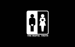 Humorous Perspective on Gender Signs funny wallpaper