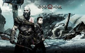 Kratos and Atreus, the Legendary Father-Son Duo in the World of Norse Mythology god of war wallpaper