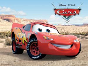 Lightning McQueen Ready for Action lightning mcqueen wallpaper
