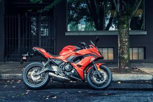 Majestic Red Kawasaki H2R Motorcycle kawasaki h2r wallpaper