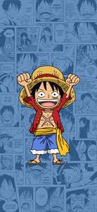Powerful Stance of Luffy in Luffy Phone Wallpaper luffy phone wallpaper