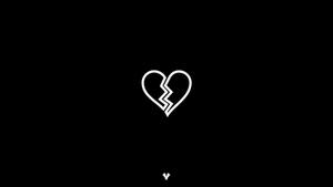 Shattered Love in Darkness broken heart black wallpaper