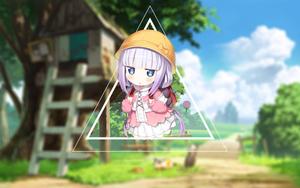 Stylish Anime Profile - Kanna Kobayashi cool anime girl pfp wallpaper