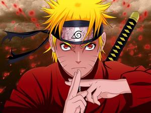 The Powerful Jinchuriki Naruto Uzumaki in Action naruto shippuden wallpaper