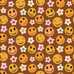 Vibrant Preppy Smiley Face Background preppy smiley face wallpaper