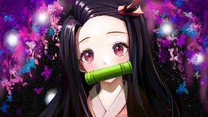 Captivating Nezuko Kamado ILLUSTRATION nezuko wallpaper