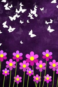 Captivating Purple Wallpaper for Girl's Phone girl phone wallpaper
