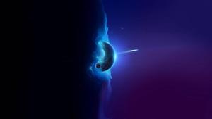 Captivating Saturn In Black Hole black hole wallpaper