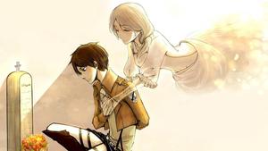 Carla And Eren Yeager eren yeager wallpaper