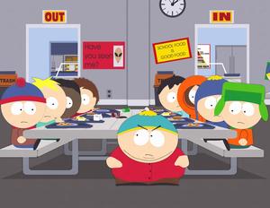 Cartman and friends enjoying a day in South Park south park wallpaper