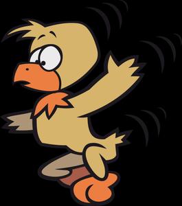 Cartoon Bird Character Illustration Wallpaper