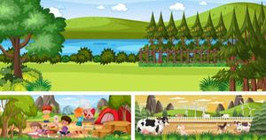 Cartoon Characters And Nature Picture cartoon wallpaper