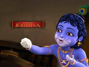 Cartoon Krishna Butter cartoon krishna wallpaper