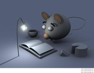 Cartoon Mouse Studying Cute Laptop cute laptop wallpaper