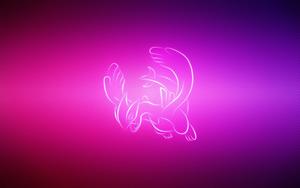 Catch a glimpse of the almighty Lugia in its neon-colored beauty pokemon wallpaper