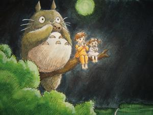 Catch the magical spirit of Totoro totoro wallpaper
