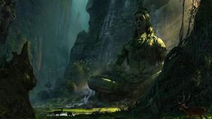 Cave Statue Of Lord Shiva HD Wallpaper