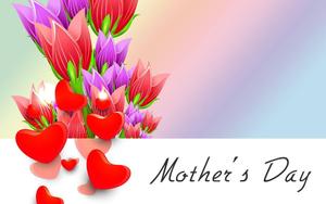 Celebrate Mother's Day with a bouquet of beautiful tulips and a heartfelt message! mothers day wallpaper