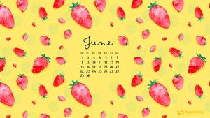 Celebrate the Month of June with Tasty Strawberries. june wallpaper