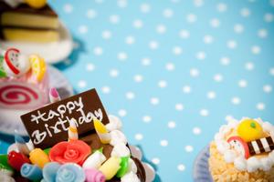 Celebrate with joy and delightful decorated cakes! happy birthday wallpaper