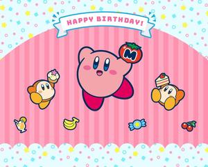 Celebrate Your Special Day With Kirby! kirby wallpaper