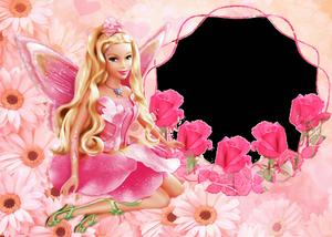 Celebrating Barbie's Beauty with Roses barbie wallpaper