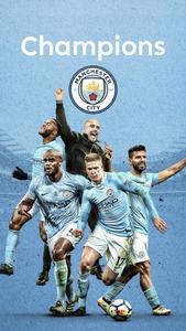 Celebrating their 2018 Premier League win, Manchester City football club revel in the successes of the new season. manchester city wallpaper