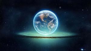 Celestial Cloud Space Under Earth Background earth wallpaper